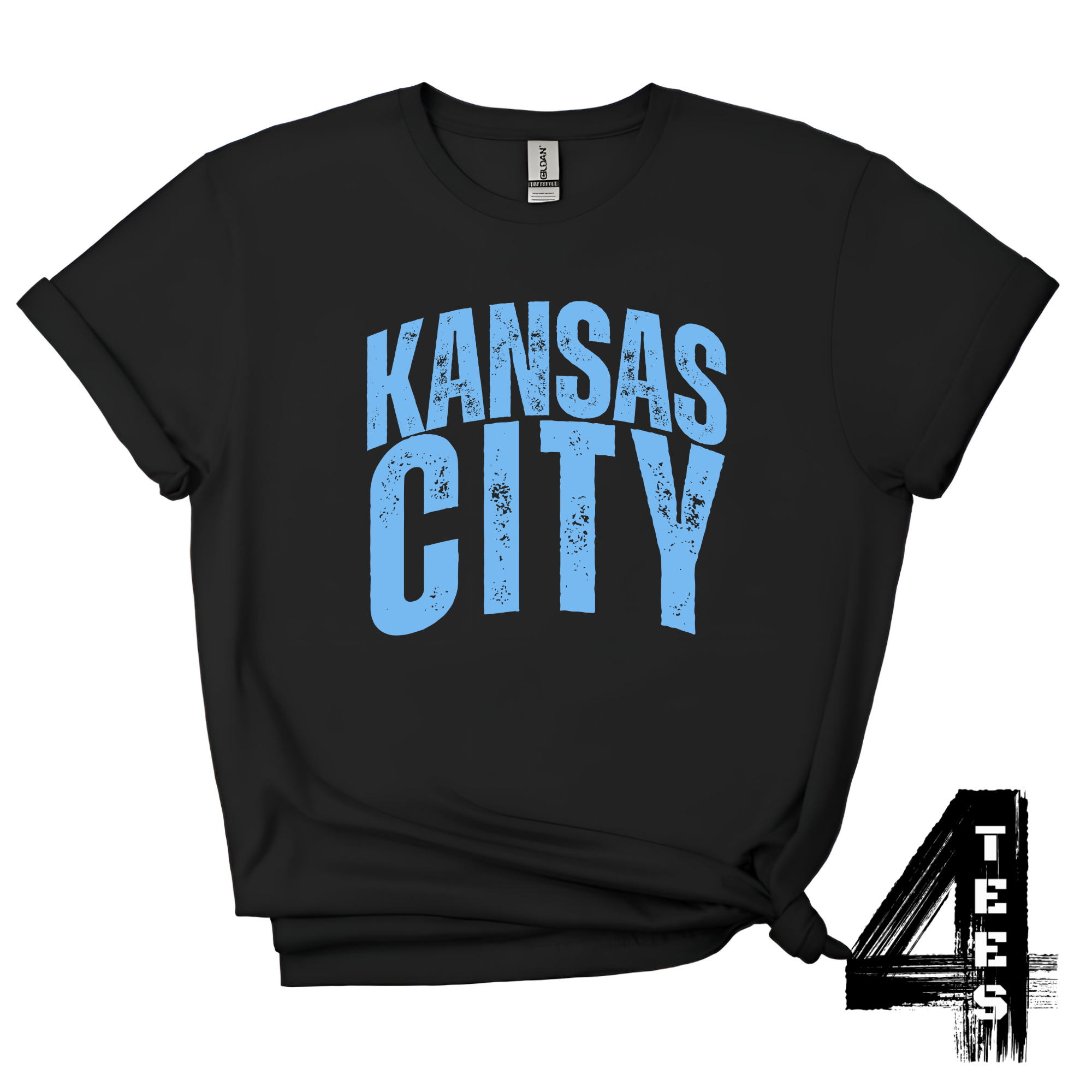 Kansas City Distressed - Powder blue