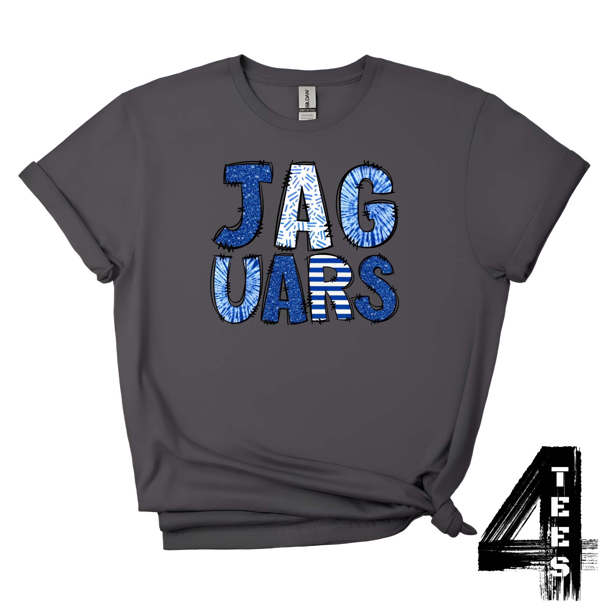 Jaguars Doodle Letters