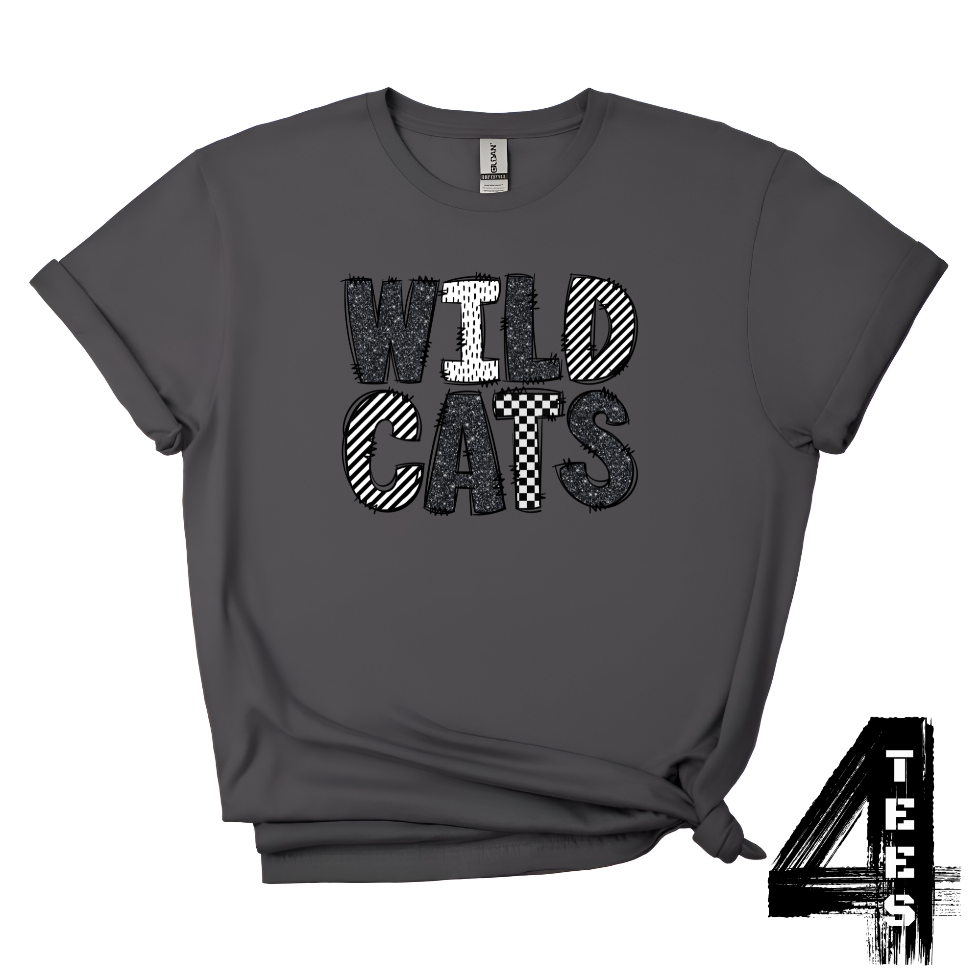Wildcats Doodle Letters