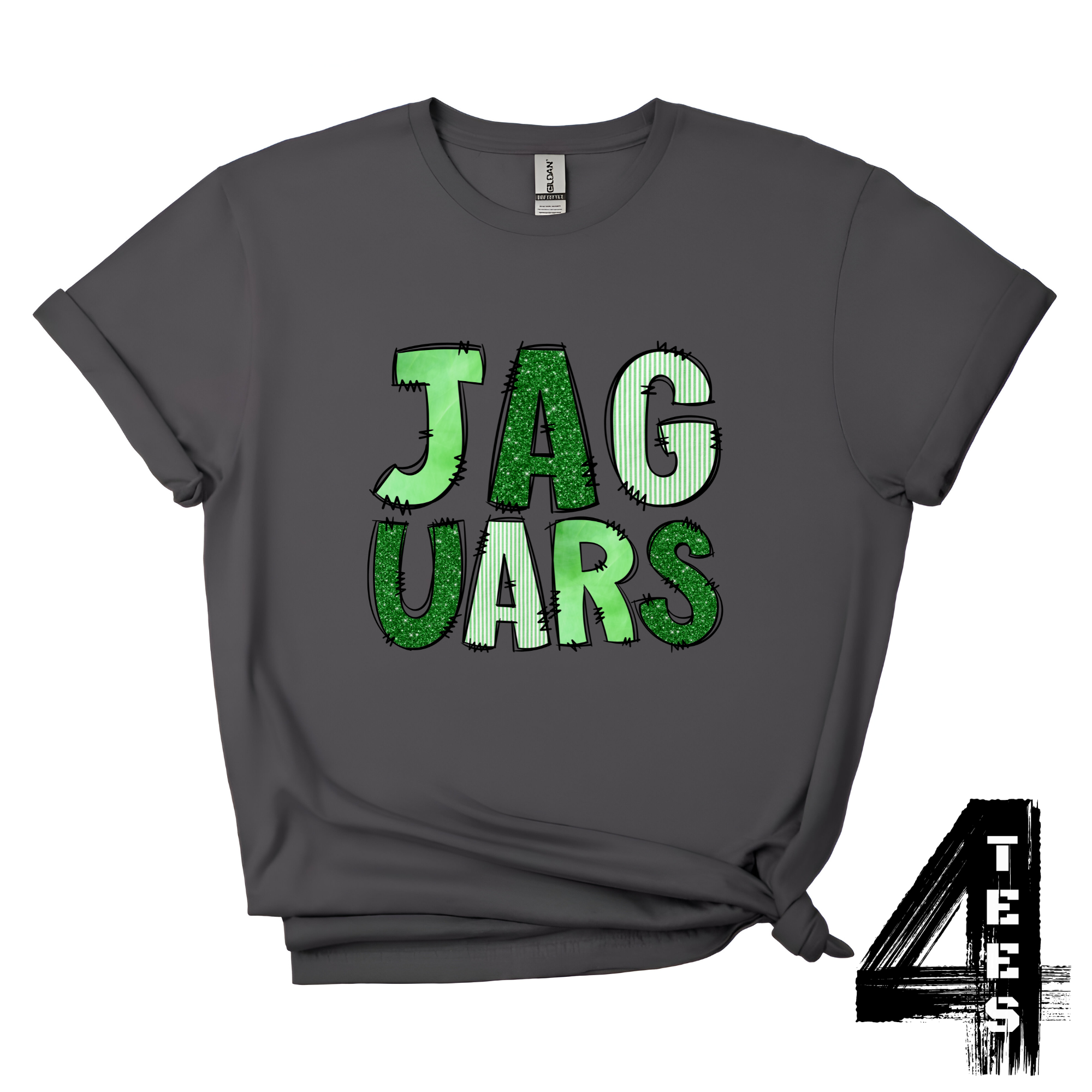 Jaguars Doodle Letters