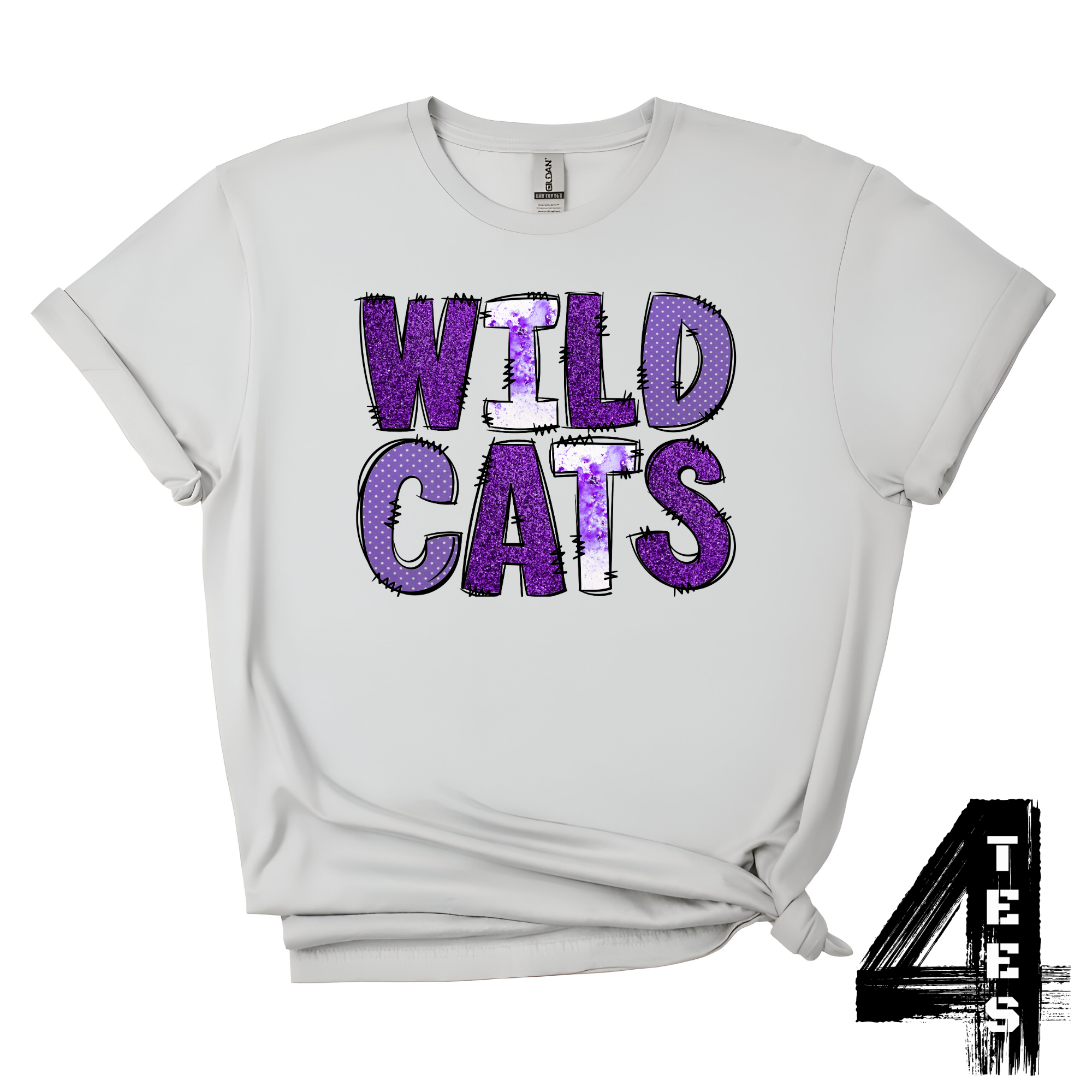 Wildcats Doodle Letters