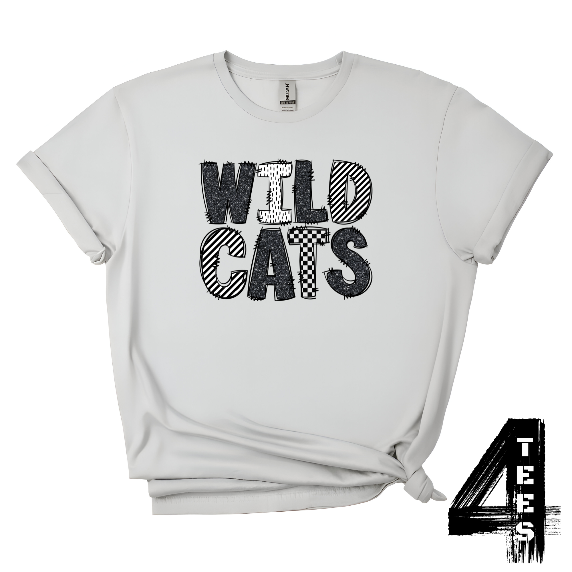 Wildcats Doodle Letters
