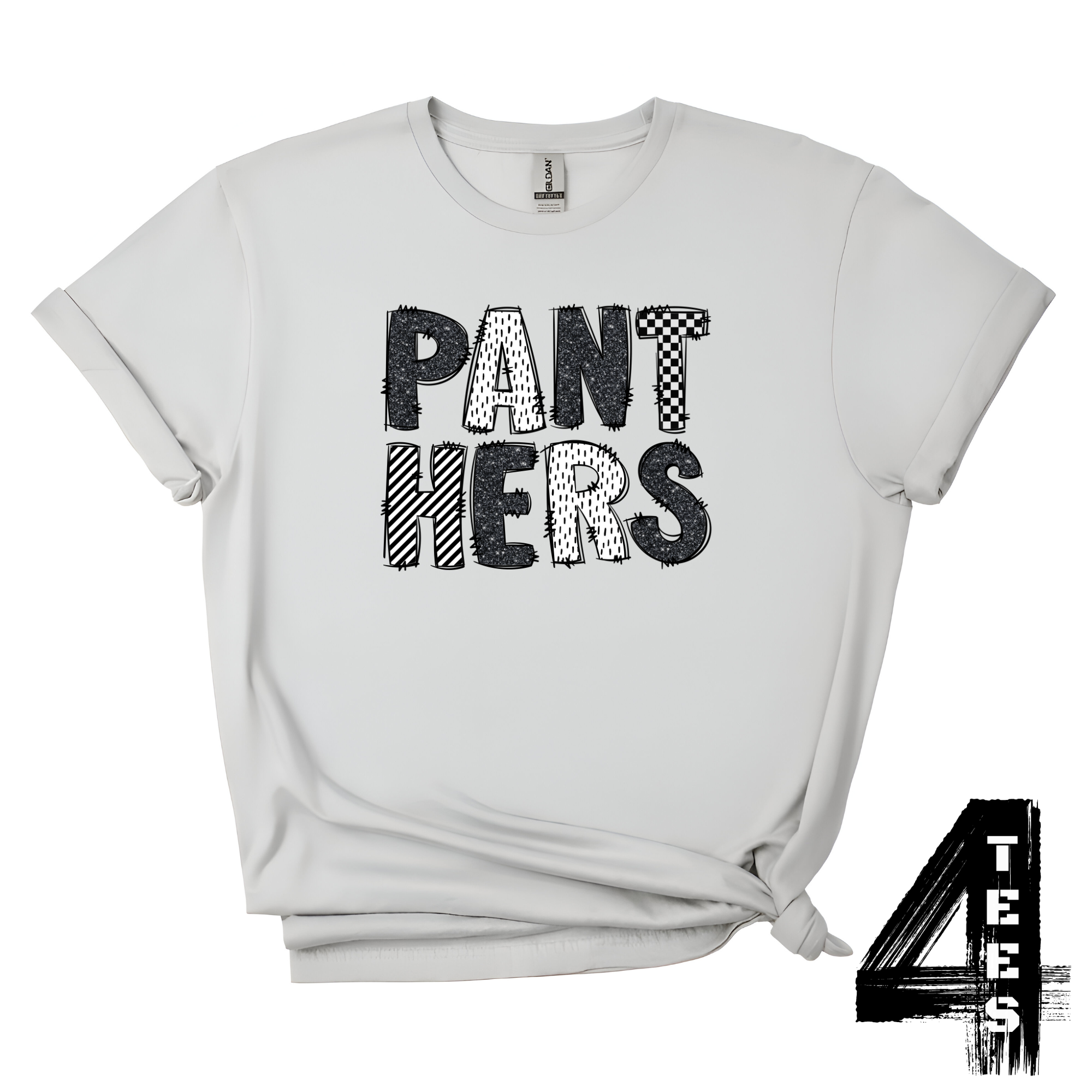 Panthers Doodle Letters