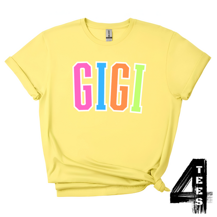 GIGI - Multi-Color Varsity Letters