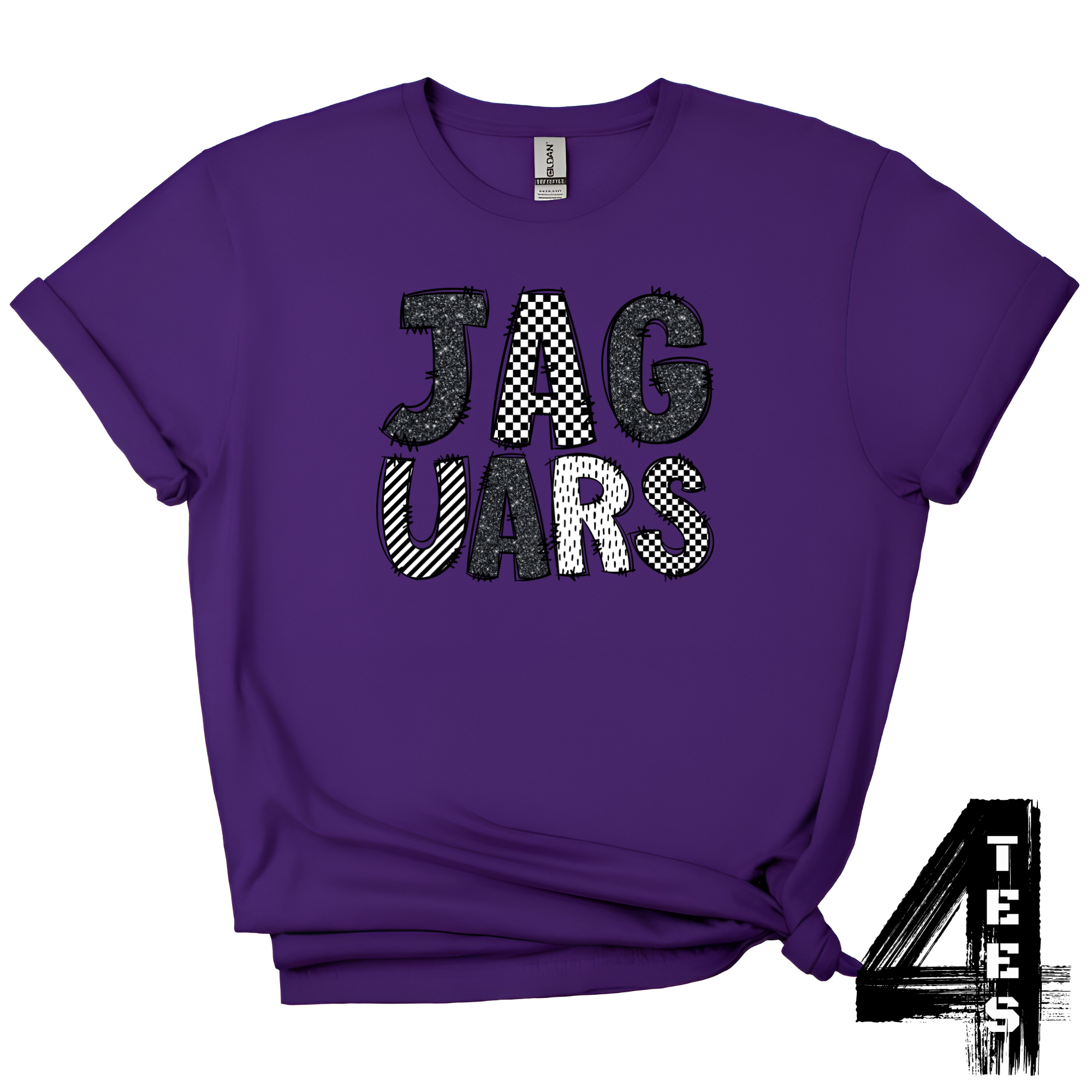 Jaguars Doodle Letters