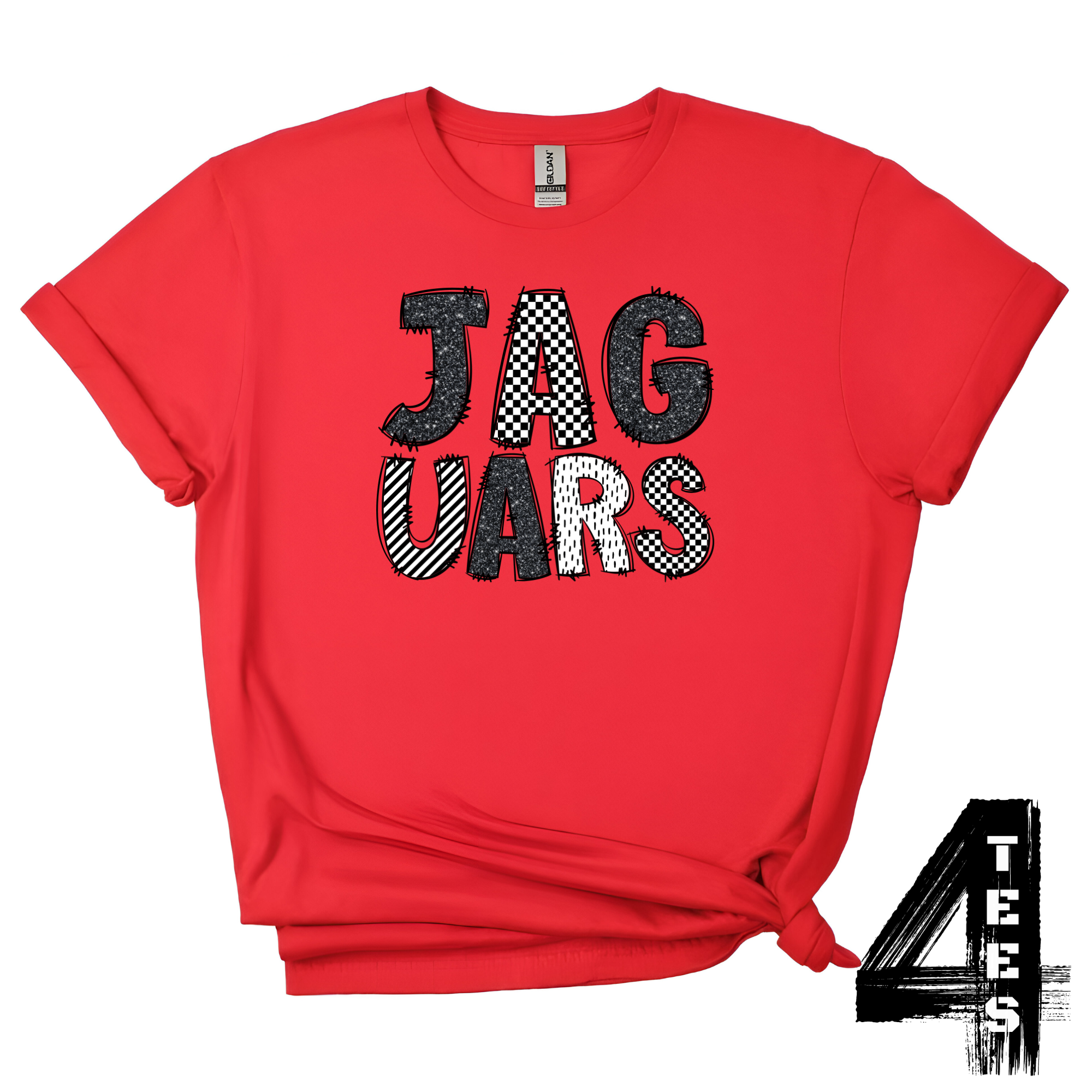 Jaguars Doodle Letters