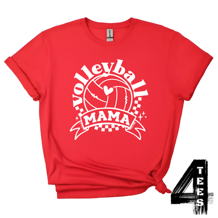 Volleyball Mama - white