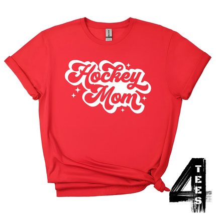 Retro Hockey Mom - white