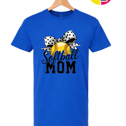 Softball Mom Bow