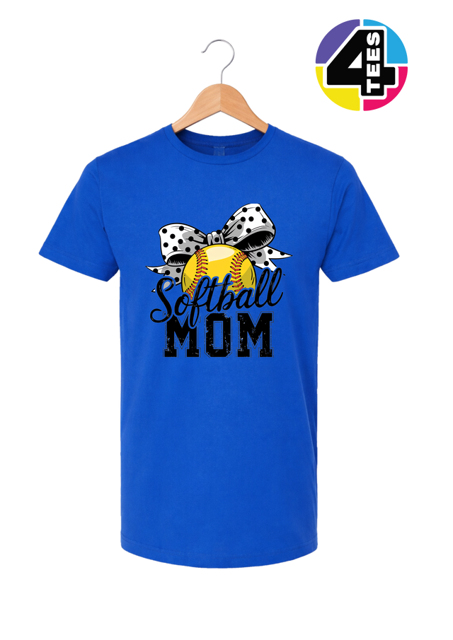 Softball Mom Bow