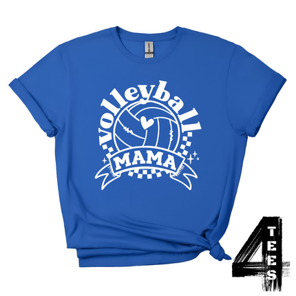 Volleyball Mama - white