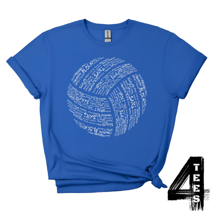 Volleyball Typography