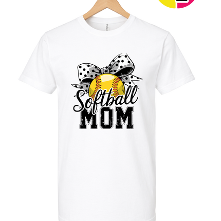 Softball Mom Bow