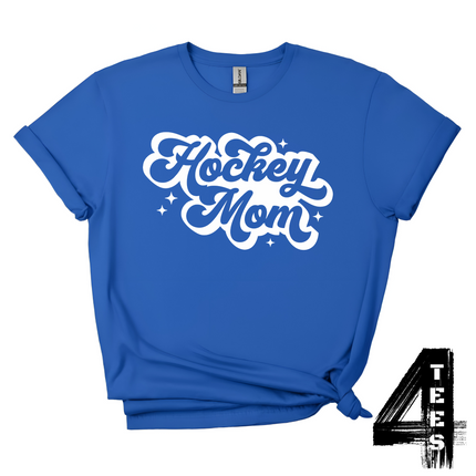 Retro Hockey Mom - white