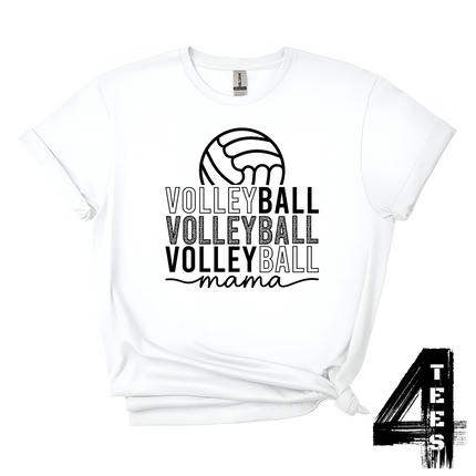 Volleyball mama leopard