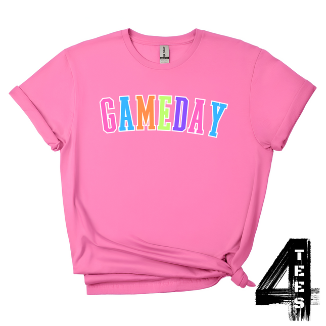 GAME DAY - Multi-Color Varsity Letters