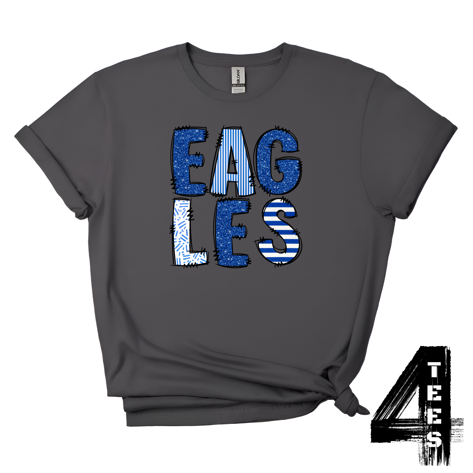 Eagles Doodle Letters