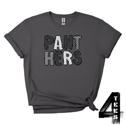 Panthers Doodle Letters