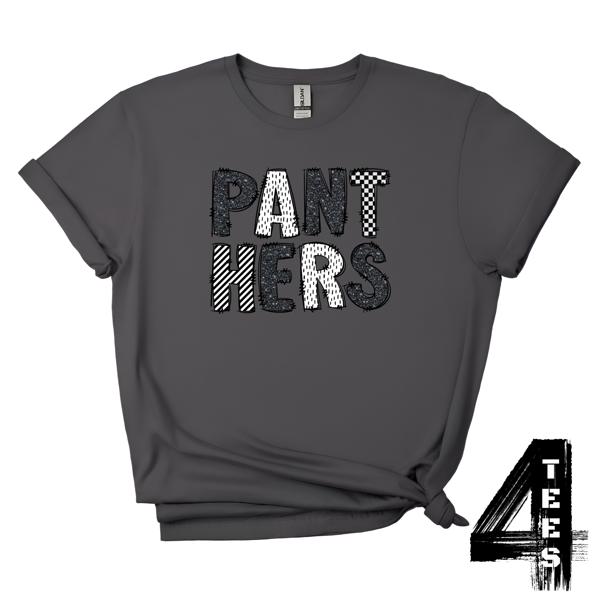Panthers Doodle Letters