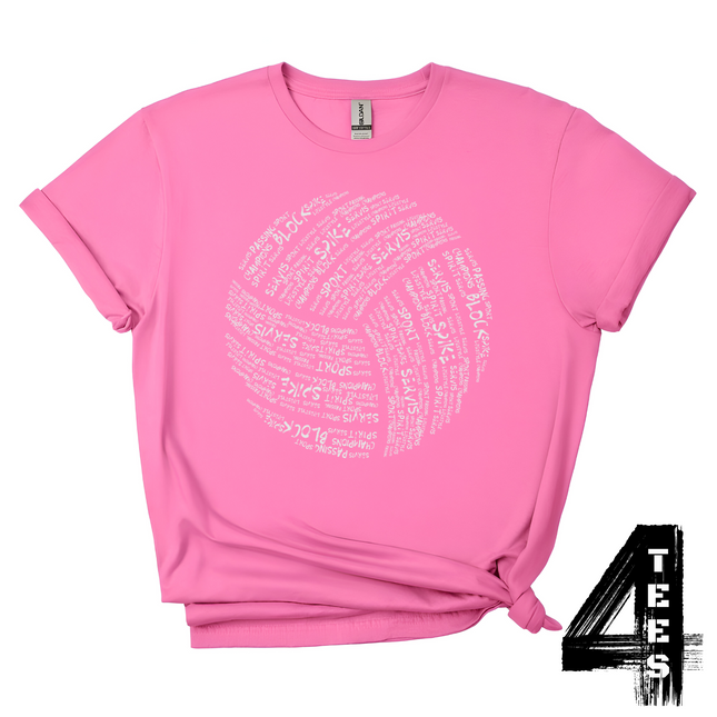 Volleyball Typography