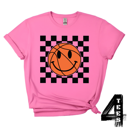 Basketball Retro Smiley