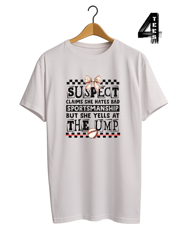 Suspect Yells At The Ump