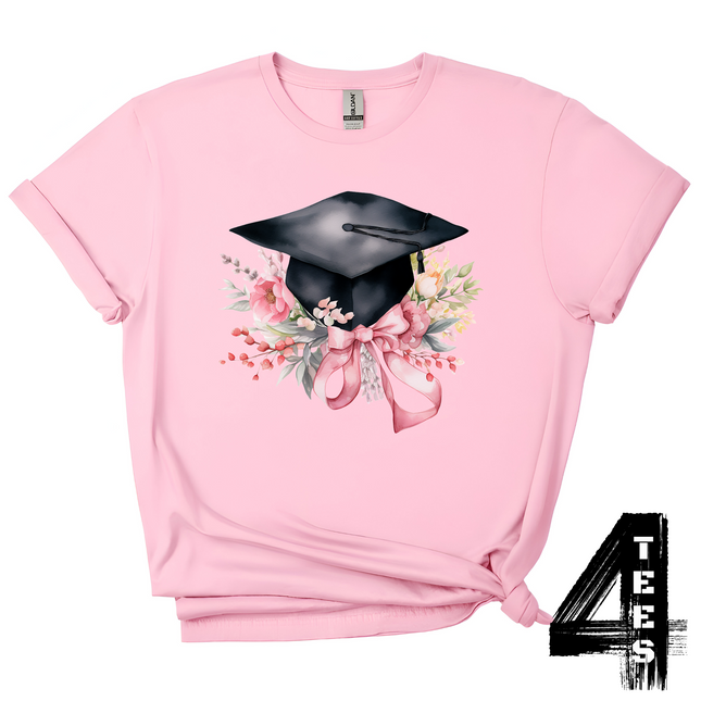 Floral Graduation Hat