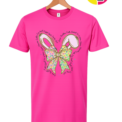 Glitter Bunny Bow