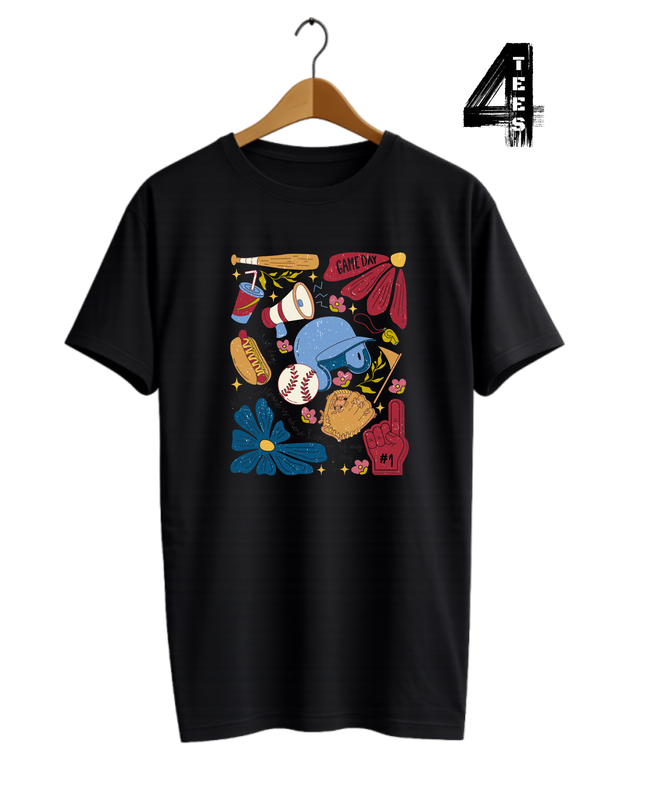 Retro Baseball Collage