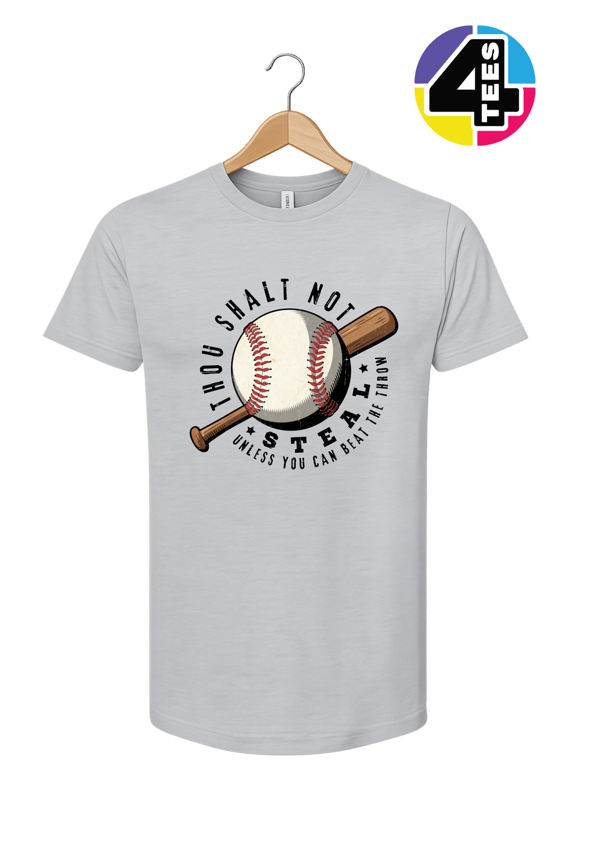 Vintage Baseball & Bat Graphic