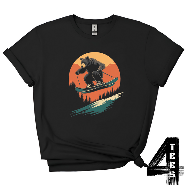 Skiing Bear