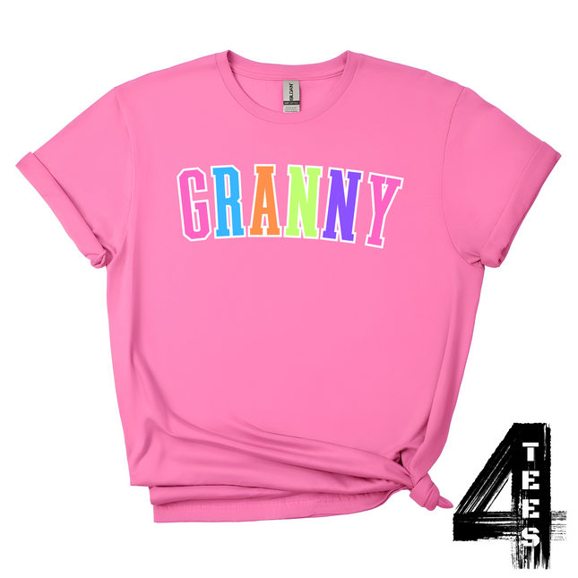 GRANNY - Multi-Color Varsity Letters