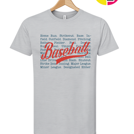 Baseball Script Typography Design
