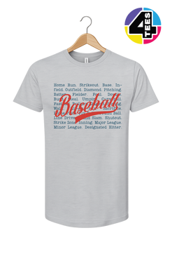 Baseball Script Typography Design