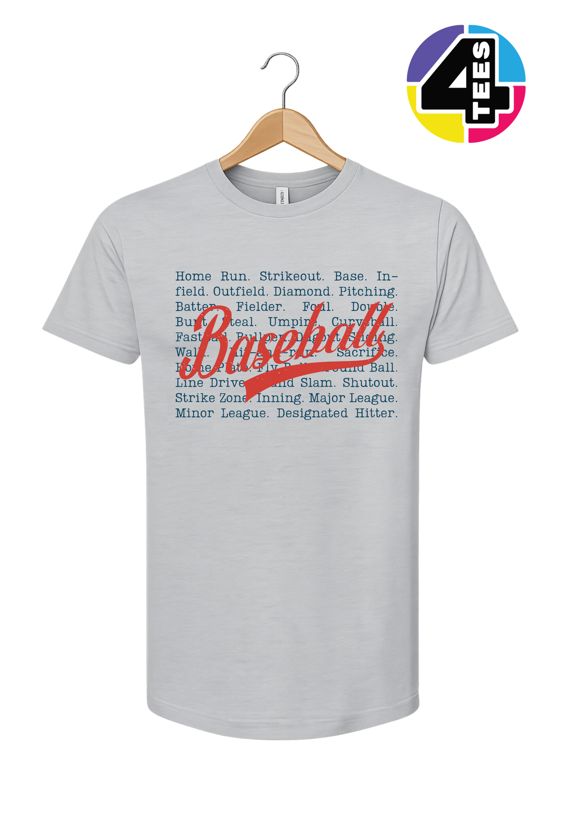 Baseball Script Typography Design