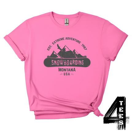 Snowboarding Montana