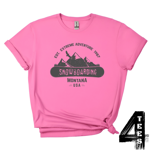 Snowboarding Montana