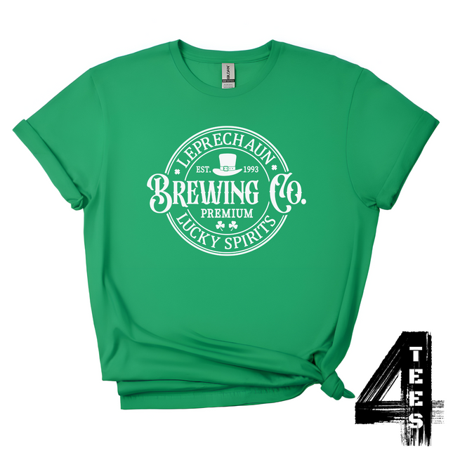 Leprechaun Brewing Co - white