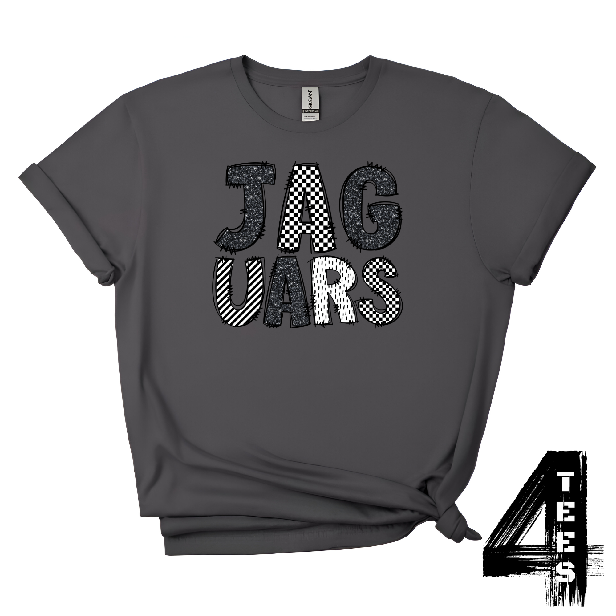 Jaguars Doodle Letters
