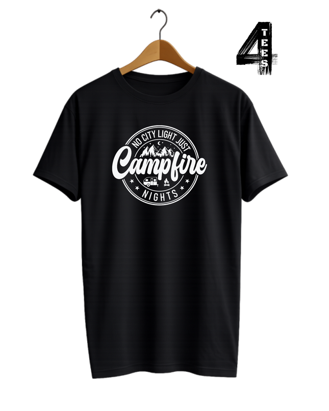 No City Lights Just Campfire Nights Vintage