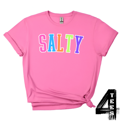 SALTY - Multi-Color Varsity Letters
