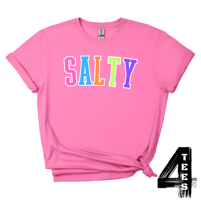 SALTY - Multi-Color Varsity Letters