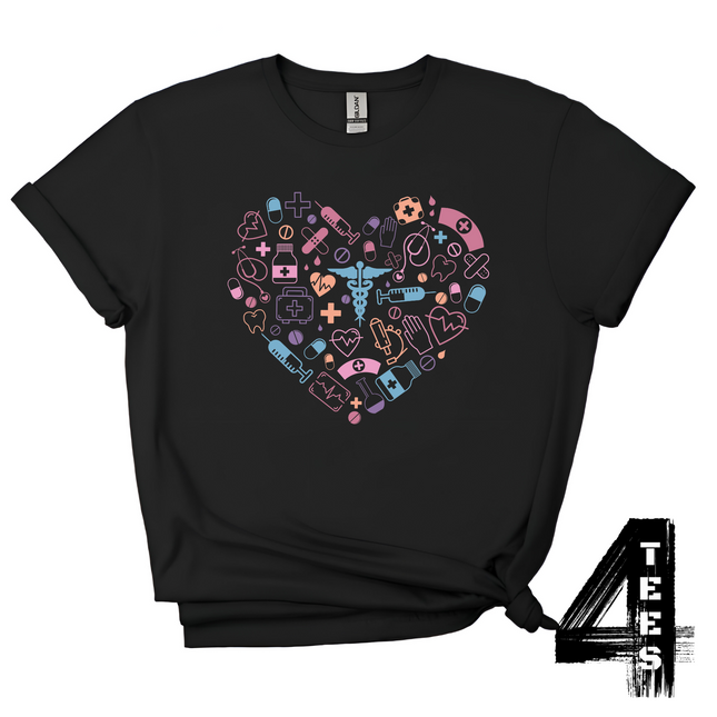 Nurse Collage Heart