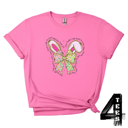 Glitter Bunny Bow