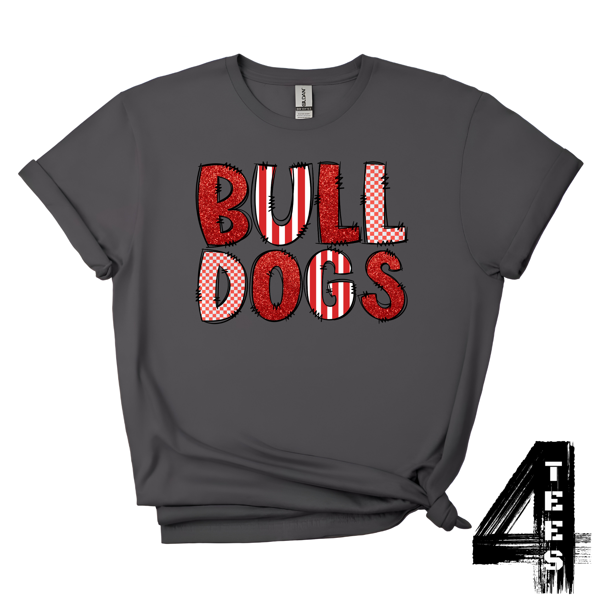 Bulldogs Doodle Letters