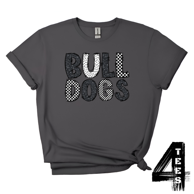 Bulldogs Doodle Letters