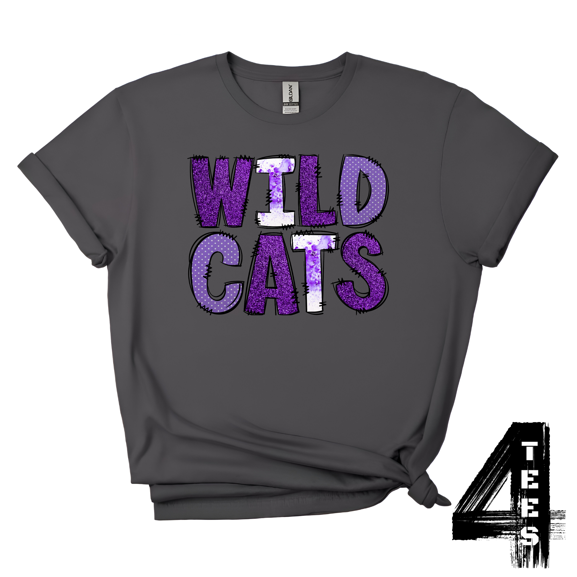 Wildcats Doodle Letters