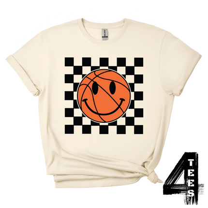 Basketball Retro Smiley