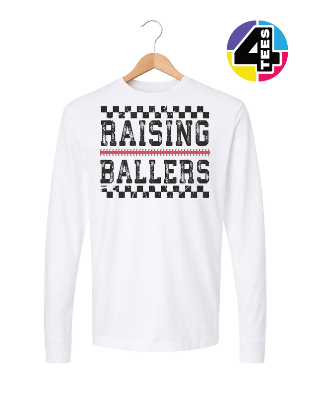Raising Ballers Long Sleeve Tee