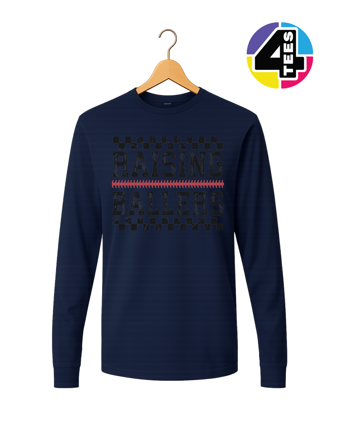 Raising Ballers Long Sleeve Tee